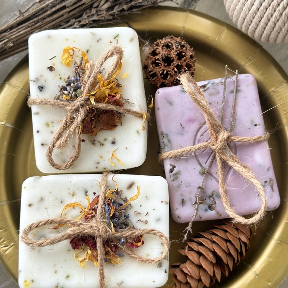 Handcrafted Lavender Goat’s Milk Soap